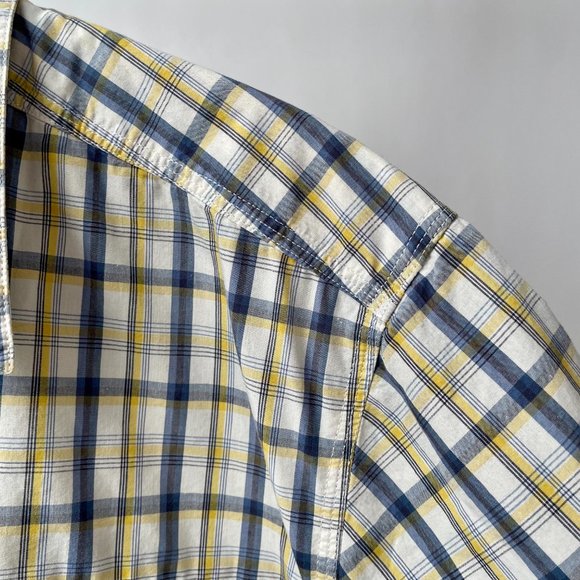 Carhartt Plaid Button Up Short Sleeve Work Shirt, size 2XL - Picture 2 of 7